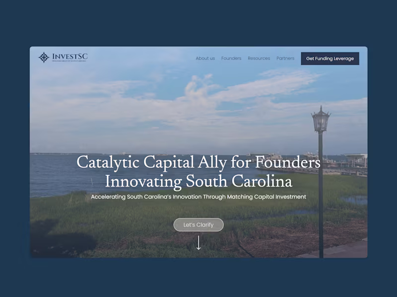 Cover image for InvestSC • Webflow Development
