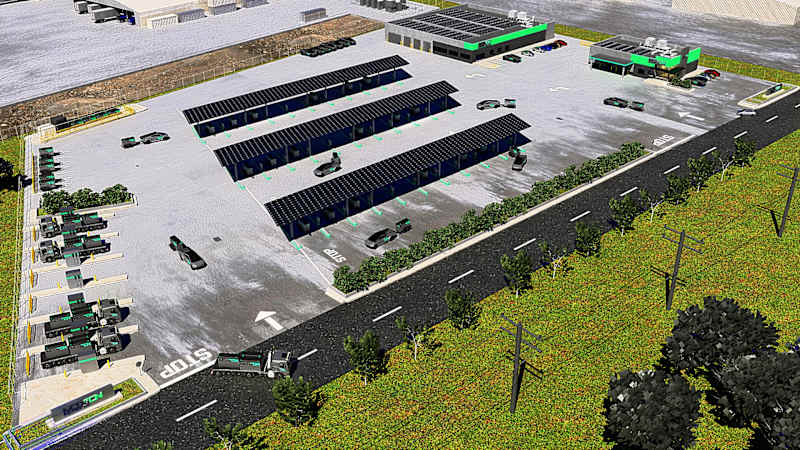 Cover image for Rendering for Energy Storage Rental Facility