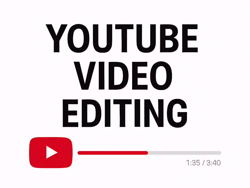 Cover image for YouTube Video Editing 