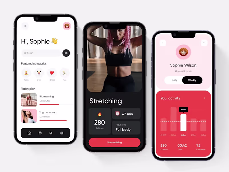 Cover image for I will design mobile app UI UX design figma design app prototype