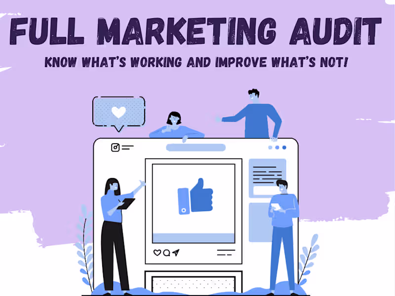 Cover image for Marketing Audit and Strategy Recommendation