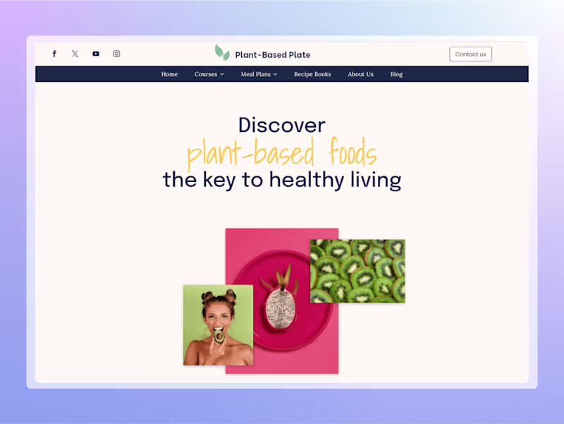 Cover image for Health Food Company Website & App