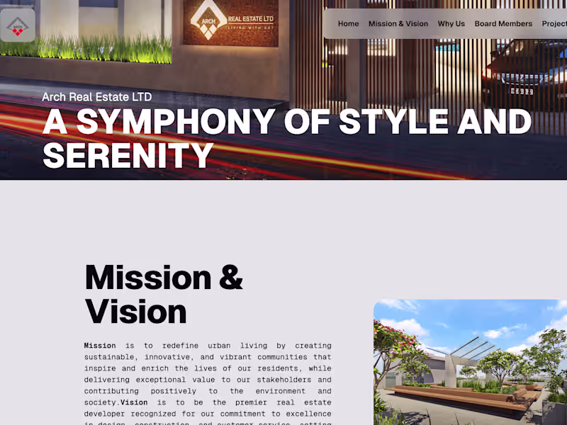 Cover image for Arch Real Estate LTD