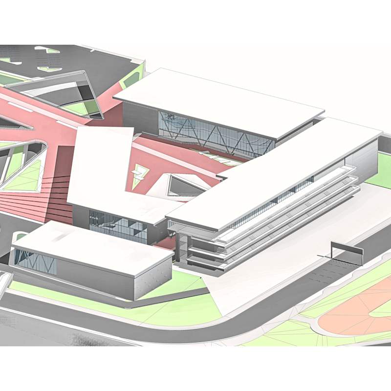 Cover image for Revit Project: Automotive Performance Center.