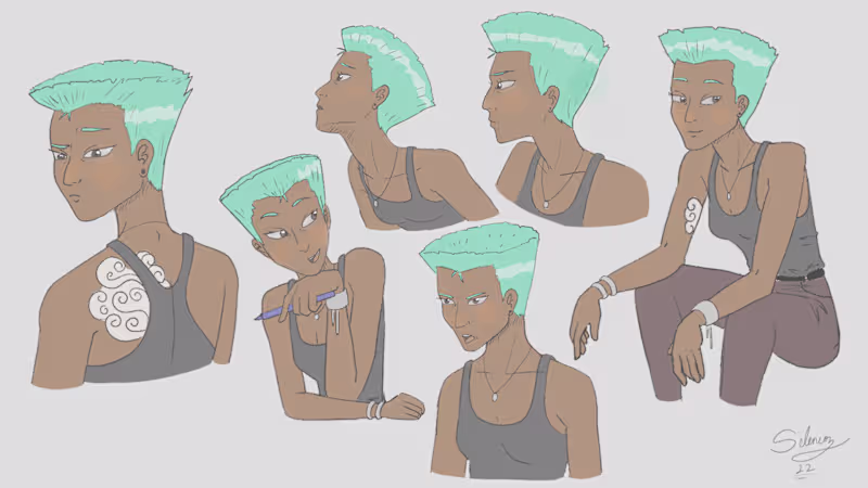 Cover image for Matilda - Character design