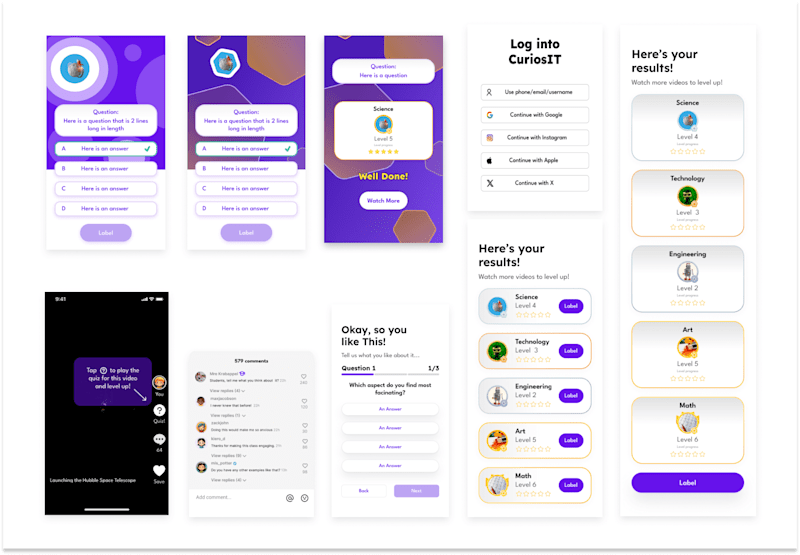 Cover image for Design System: CuriosIT