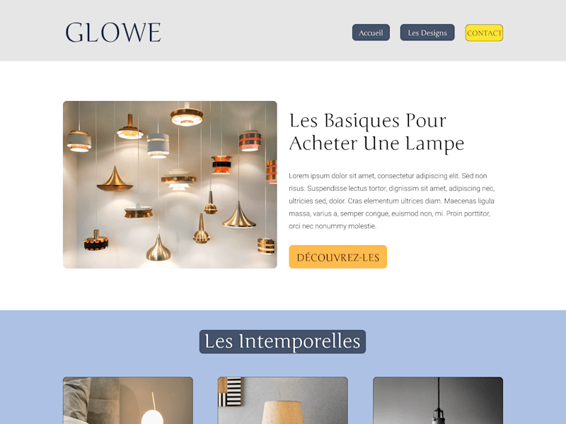 Cover image for GLOWE - Lamp Shop