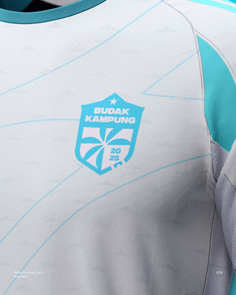 Cover image for Budak Kampung Team – Badge & Jersey ⚽ I love how Budak Kampu...