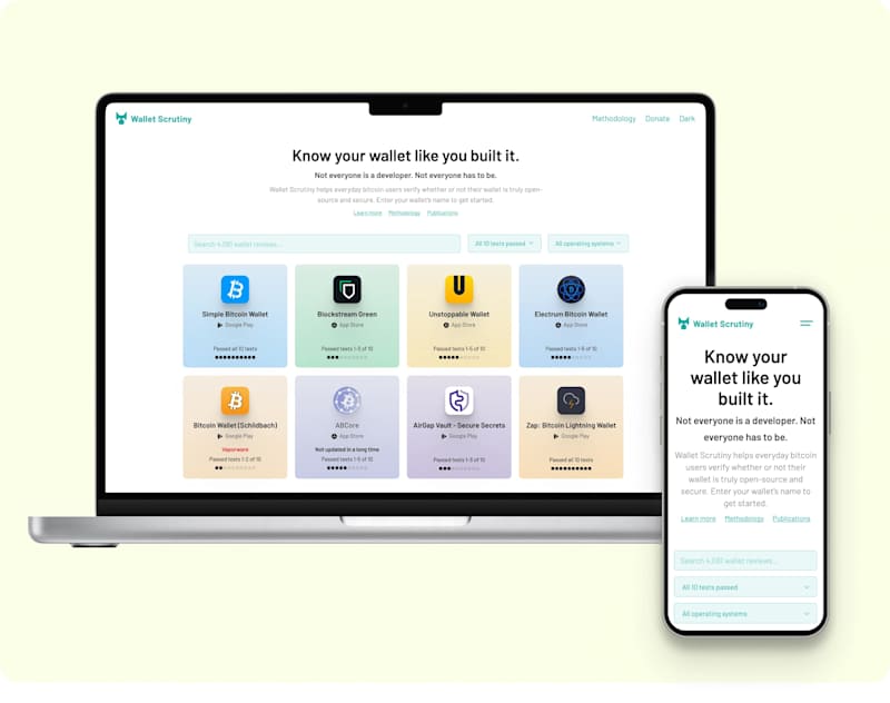Cover image for UX Audit and Research of Wallet Scrutiny 
