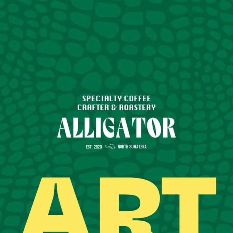 Cover image for Alligator Coffee Roastery Illustration