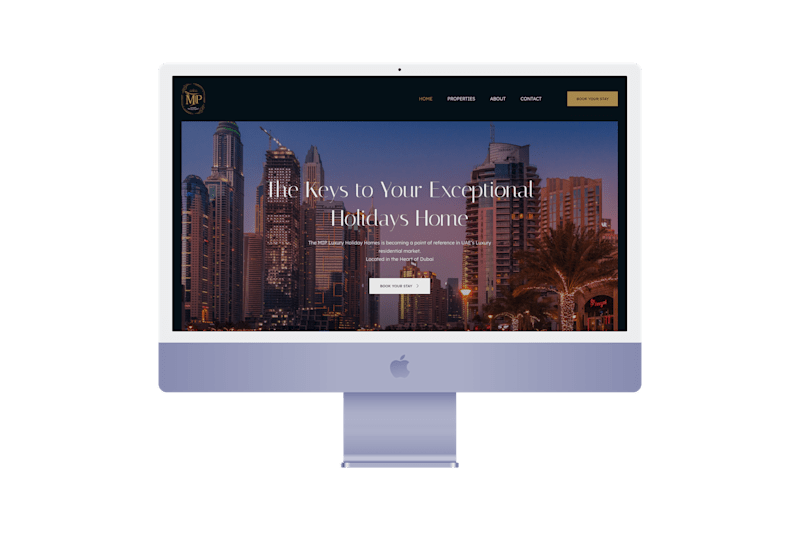 Cover image for MIP Luxury Holiday Homes: Website Redesign