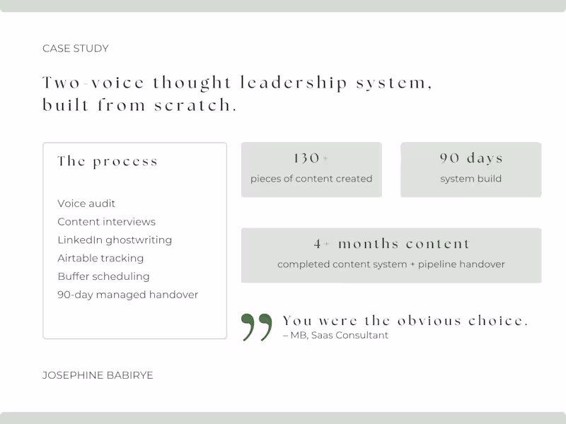 Cover image for Content & Credibility Systems Operator (Part-Time, Remote)