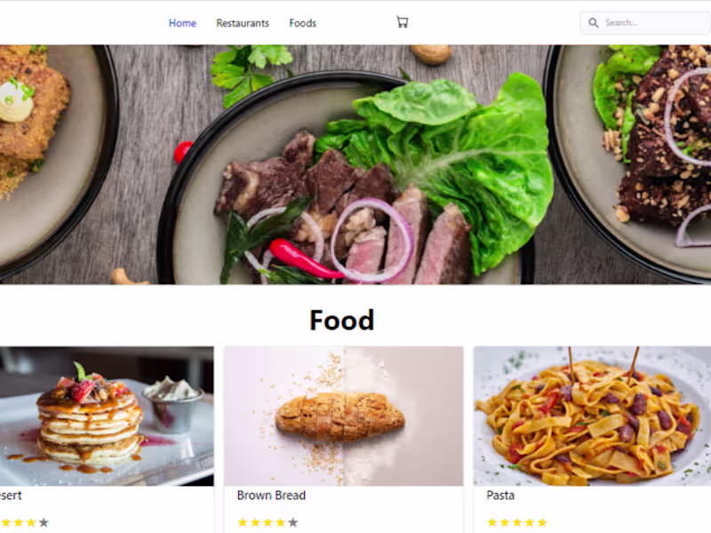 Cover image for Food App