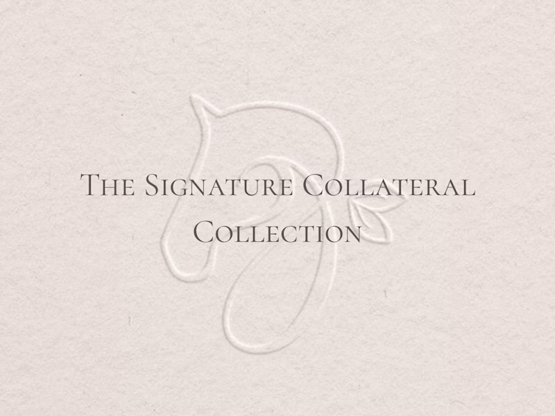Cover image for The Signature Collateral Collection A curated suite of premi...