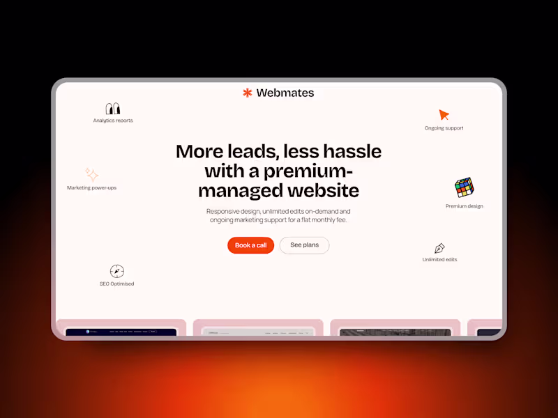 Cover image for Webmates: Framer design & development