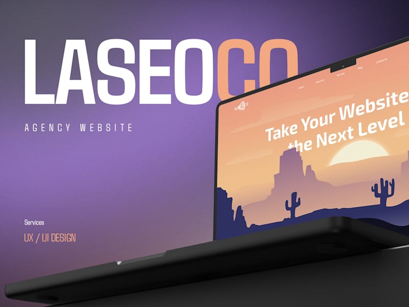 Cover image for Marketing Agency Website UX/UI Design