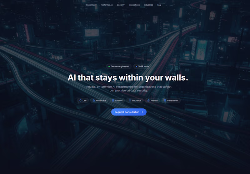Cover image for On-Premise AI Infrastructure for German