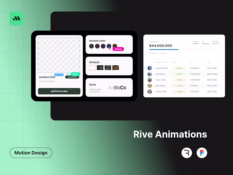Cover image for Rive Animations