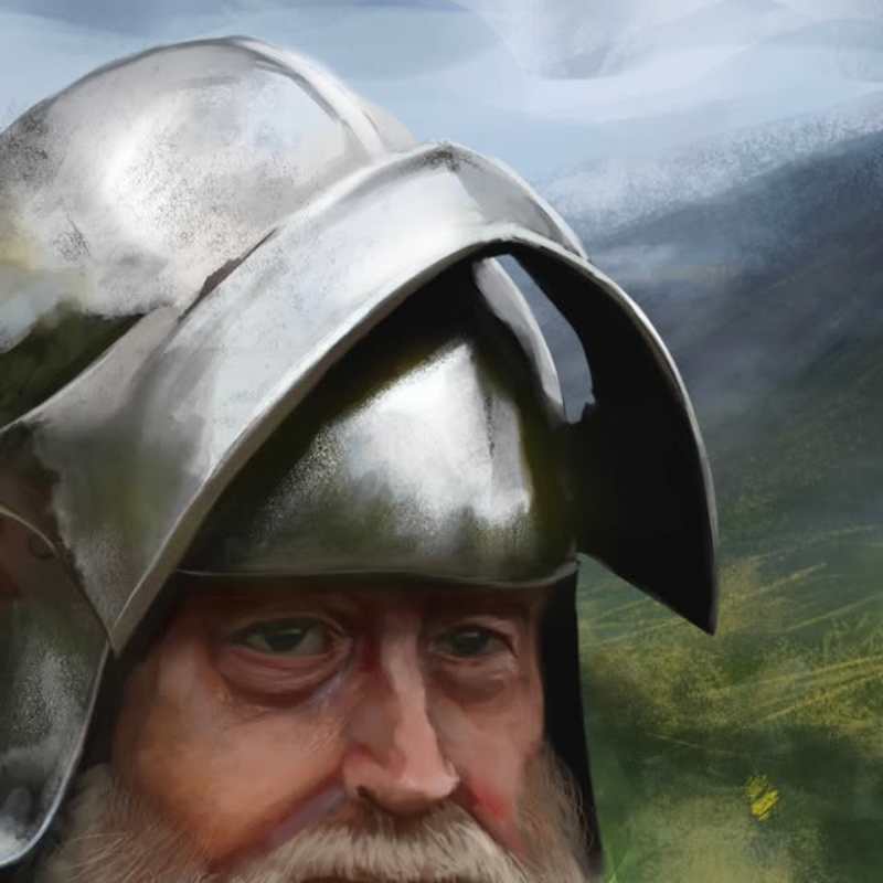 Cover image for westwaysable on Instagram: “Old Knight- Time- 6 hours #art #pai…