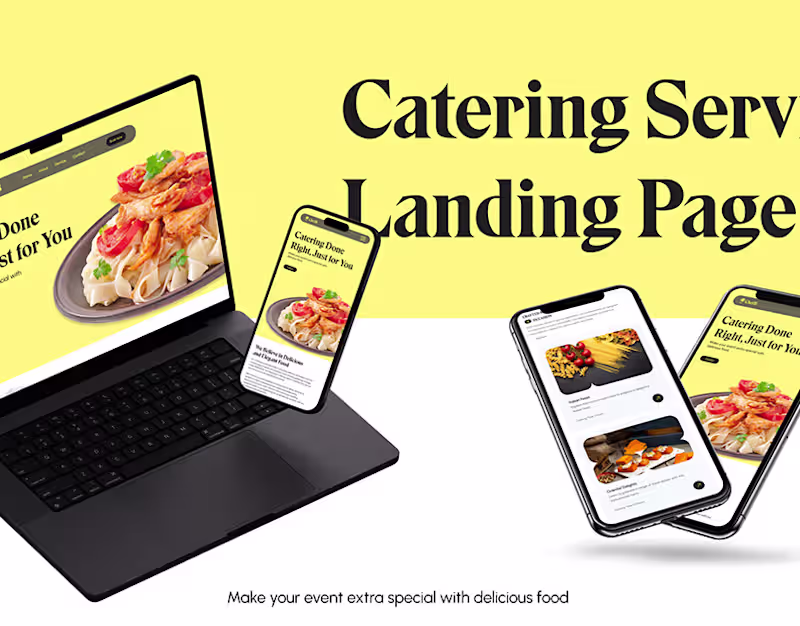 Cover image for ChefB Landing Page