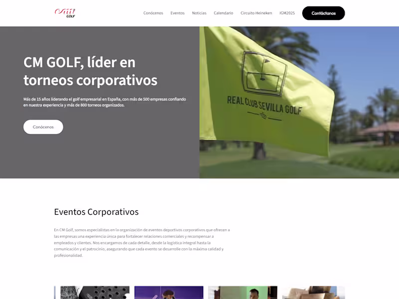 Cover image for CM GOLF WEB