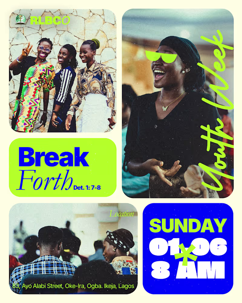Cover image for Flyer Design for Church Youth Event
