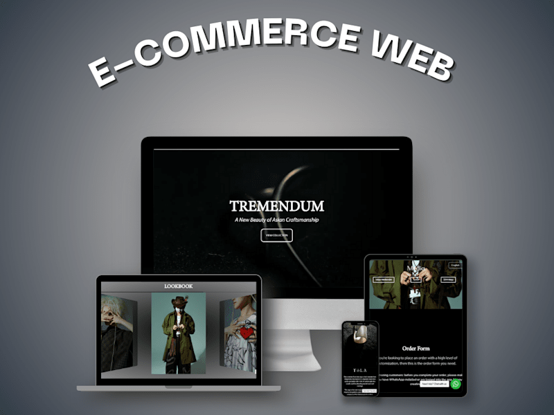 Cover image for E-commerce Website for Tremendum Jewelry
