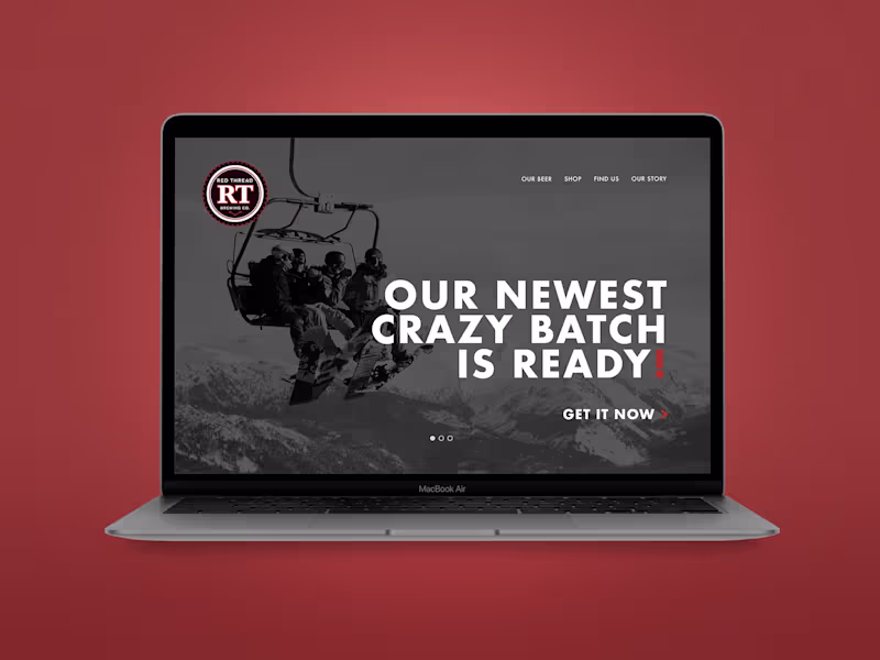 Cover image for Red Thread Brewing Website