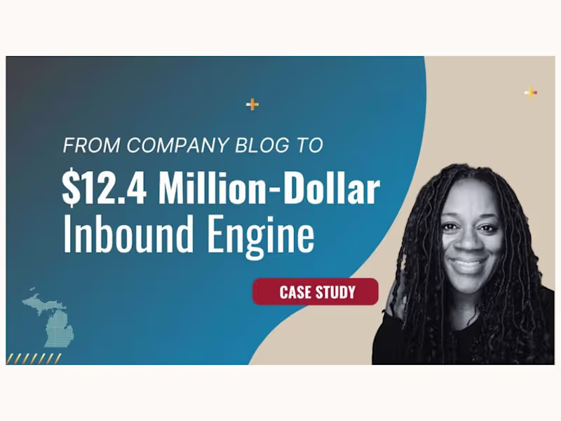 Cover image for From Company Blog to Multi-Million-Dollar Inbound Engine