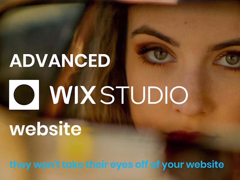 Cover image for Wix Studio - Advanced Custom Responsive Website