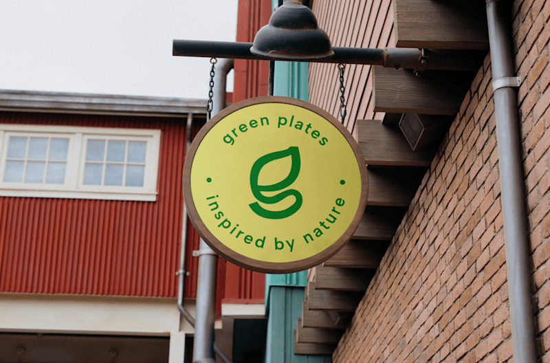 Cover image for 100% fresh visual identity for green bistro