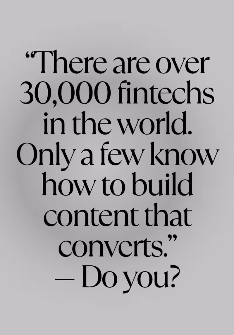 Cover image for Building a Winning Fintech Content Strategy in 2025