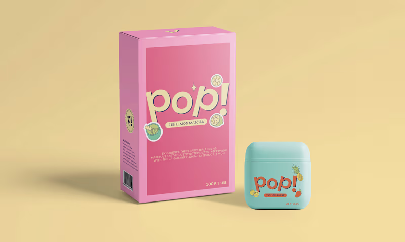 Cover image for POP! - Chewing Gum Brand Identity