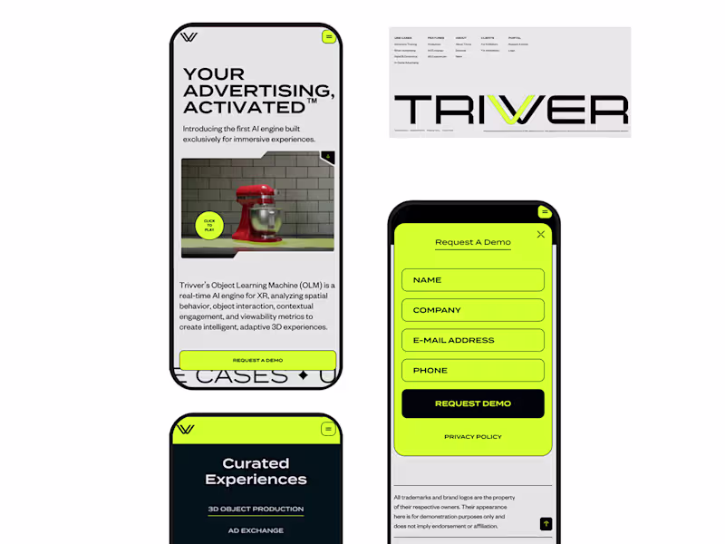 Cover image for Trivver Website