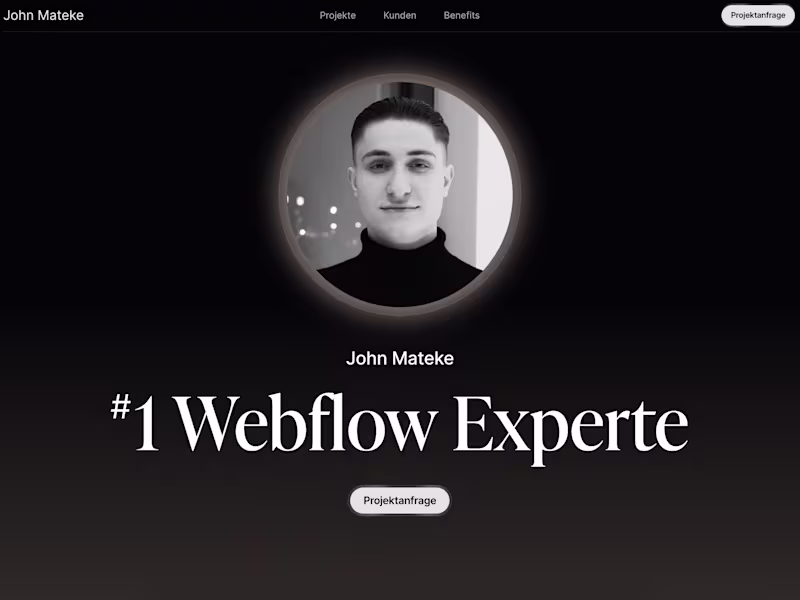 Cover image for #1 Webflow expert with "Made in Germany" quality