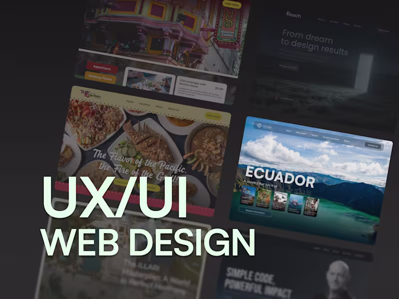 Cover image for UI/UX Design - Website, App, Webapp