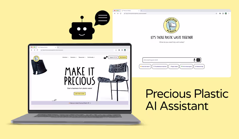 Cover image for AI Assistant Design for Precious Plastic