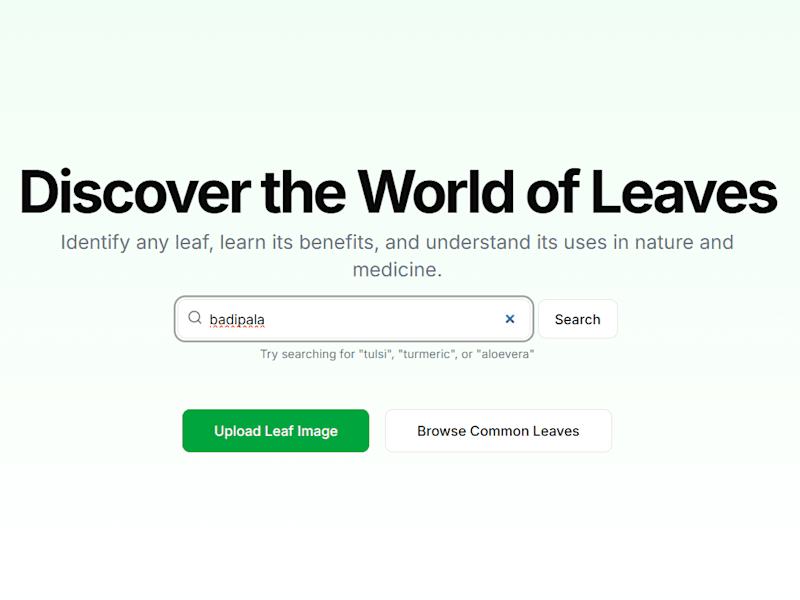 Cover image for Leaf Lens: AI-Powered Plant Identification App