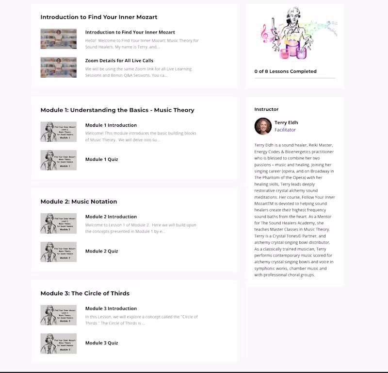 Cover image for Online Course Design - Music