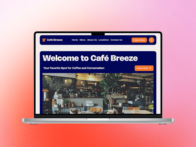 Cover image for Responsive Restaurants - Coffee Shops Website Design Using Figma