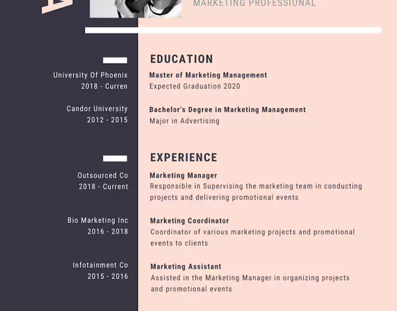 Cover image for Sample Resume Design