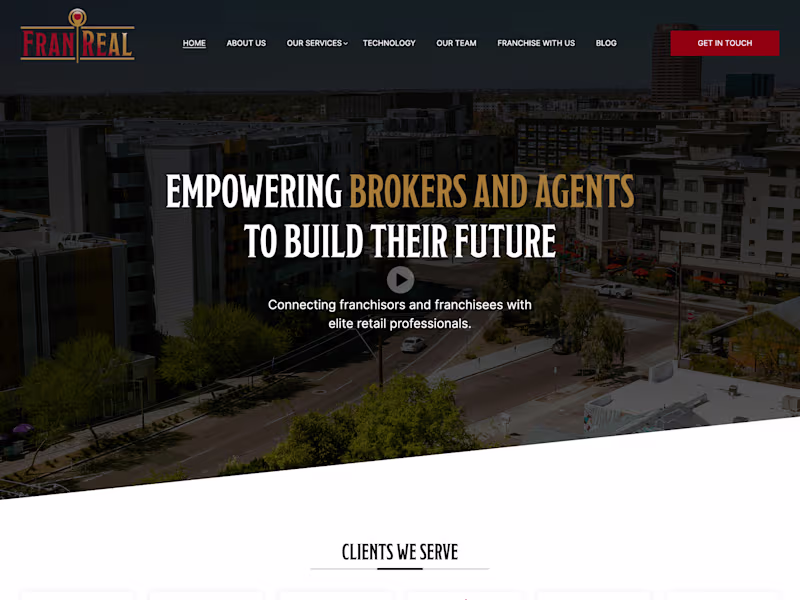 Cover image for Real Estate Website Design for Franchise Agents