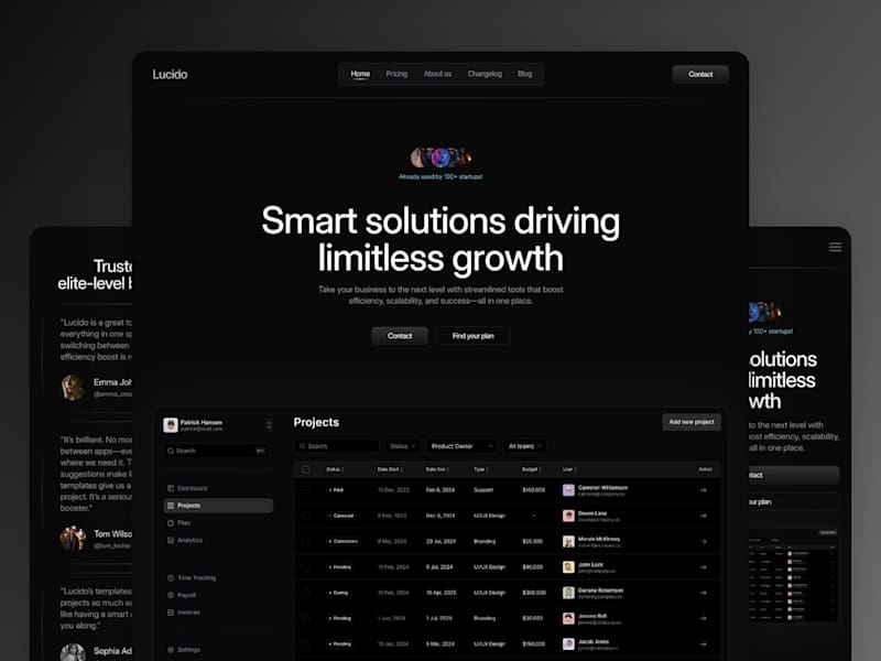 Cover image for Lucido - Framer SaaS Template