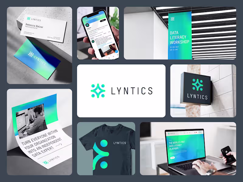 Cover image for Lyntics • Branding for Data Analytics