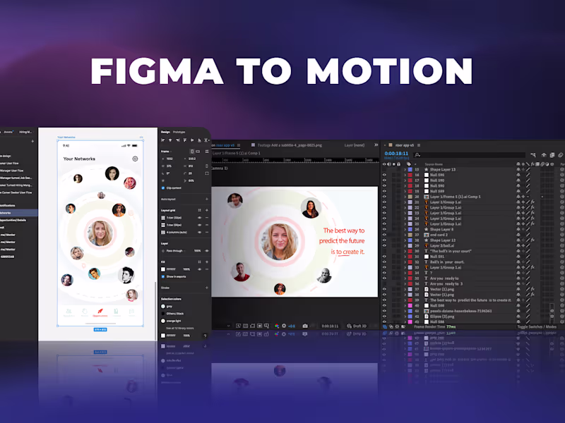 Cover image for figma to motion graphics