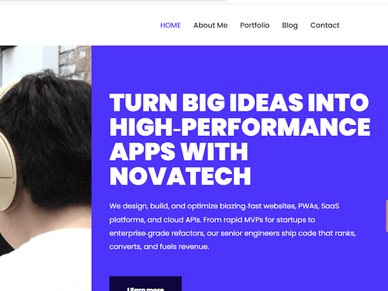 Cover image for Web, Mobile & SaaS Development Agency | NovaTech