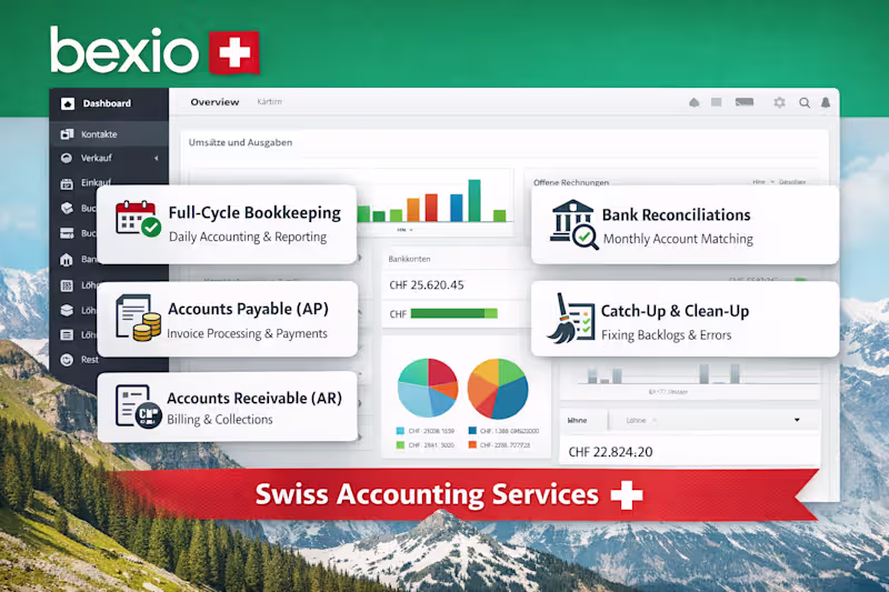 Cover image for I support Swiss SMEs using Bexio with reliable, end-to-end a...