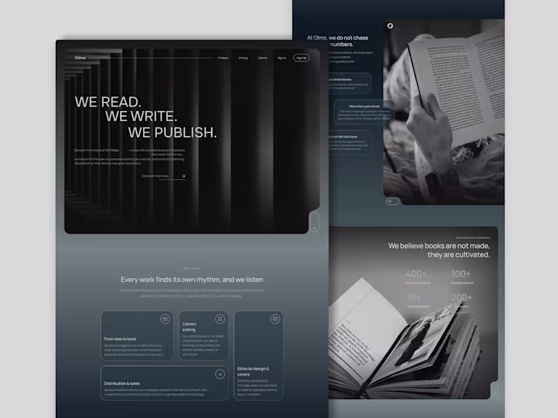 Cover image for Landing Page - UI Design