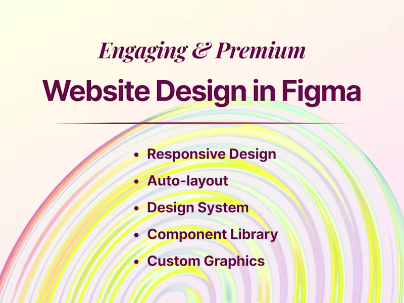 Cover image for Craft a Premium Website in Figma to Elevate Your Online Presence