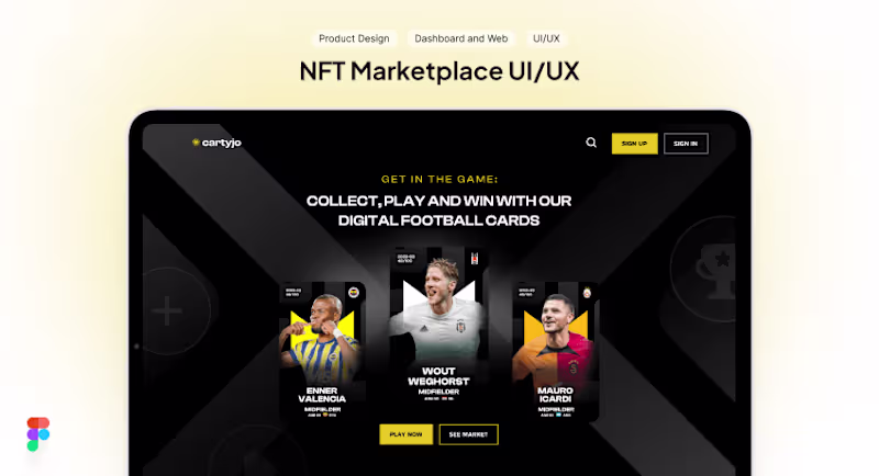 Cover image for Cartyjo - Web3 Project UI/UX